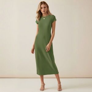 Emerald Serenity T Shirt Dress